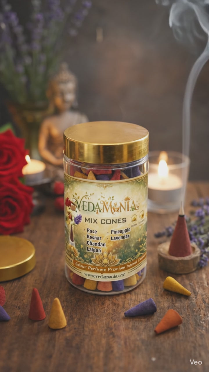 Veda Mania Mix dhoop cones