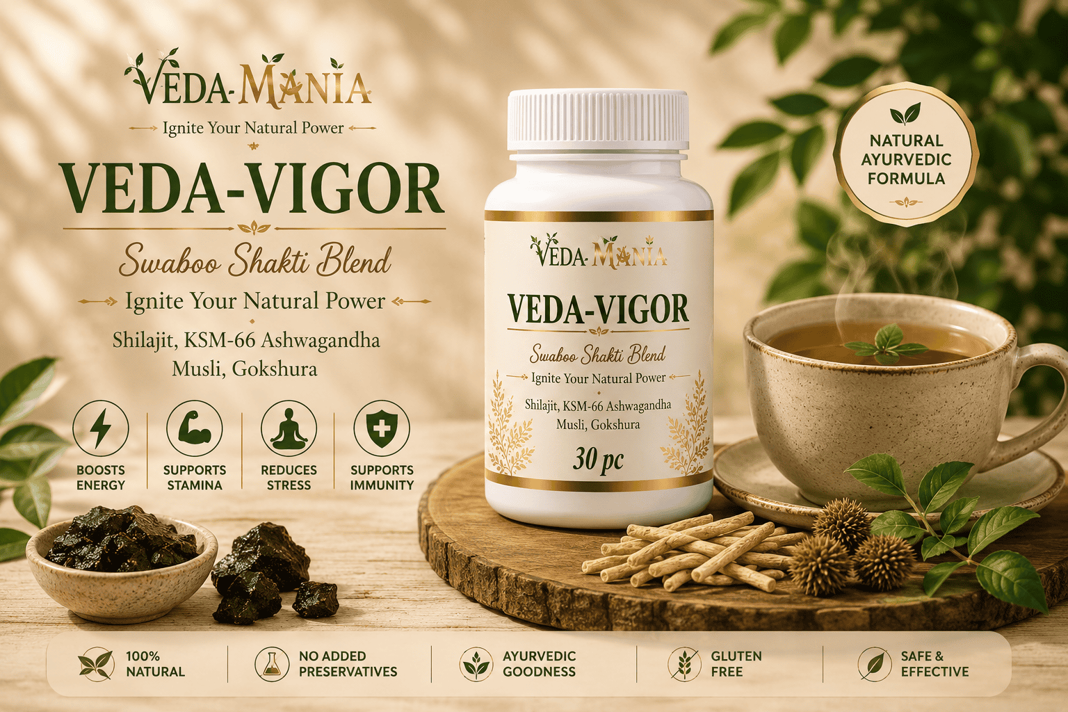Veda-Vigor Herbal Capsules